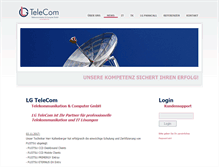 Tablet Screenshot of lg-telecom.de